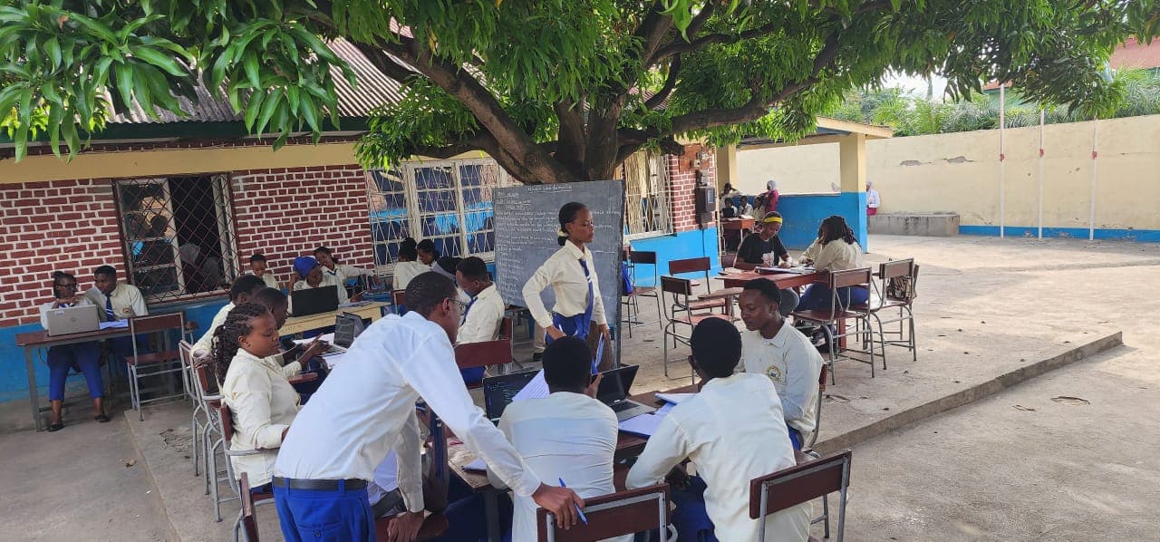 Students taking part in academic learning 6