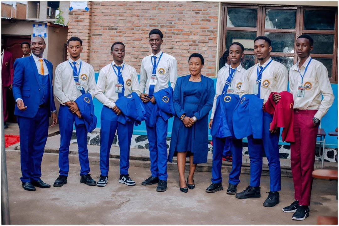 Students with school leaders